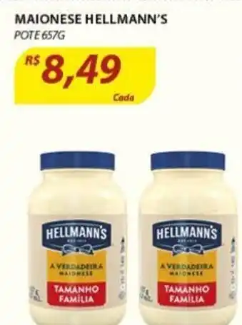 Assaí Atacadista Maionese Hellmann's 357g oferta