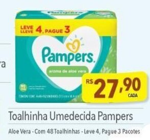 Toalhinha Umedecida Pampers