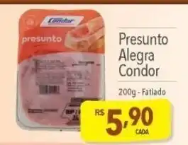 Supermercados Condor Presunto Alegra Condor 200g oferta