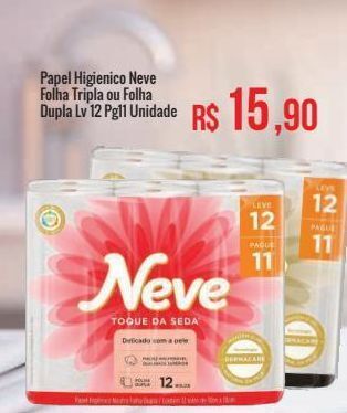 Mart Minas Papel higiênico neve 12un oferta