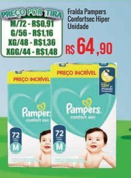 Mart Minas Fraldas pampers oferta