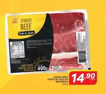 GBarbosa Ponta de agulha jerked beef 400g oferta