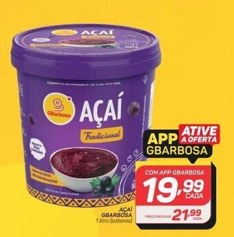 GBarbosa Açaí gbarbosa 1l oferta
