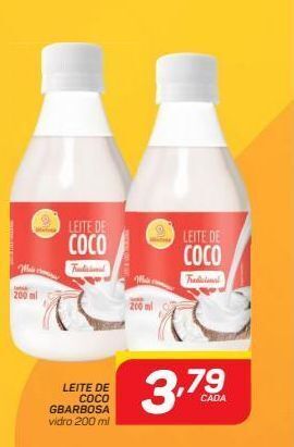 GBarbosa Leite de coco gbarbosa 200ml oferta