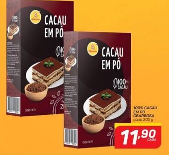 Cacau em pó gbarbosa 200g