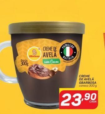 Creme de avelã gbarbosa 300g