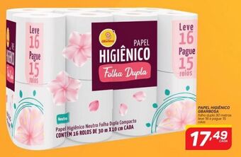 Papel higiênico gbarbosa 16un