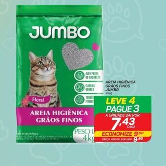 GBarbosa Areia higiênica grãos jumbo oferta