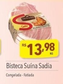 Supermercados Condor Bisteca Suina Sadia oferta