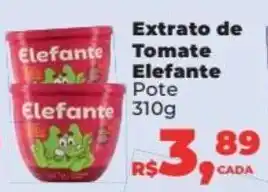 Supermercados Mateus Extrato de Tomate Elefante 310g oferta