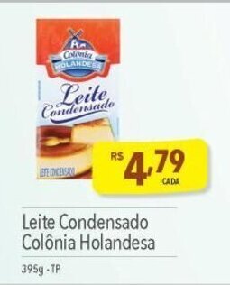 Supermercados Condor Leite condensado Colonia Holandesa 395g oferta
