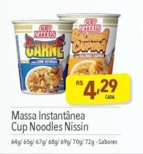 Supermercados Condor Massa Instantanea Cup Noodles Nissin oferta