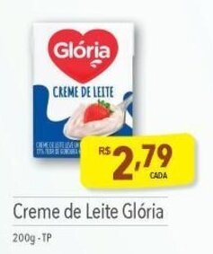 Supermercados Condor Creme de Leite Gloria 200g Tp oferta