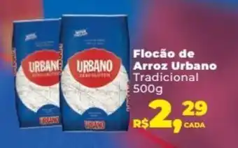 Supermercados Mateus Flocao de Arroz Urbano 500g oferta