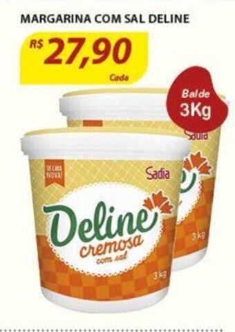 Assaí Atacadista Margarina com Sal Deline 3kg oferta