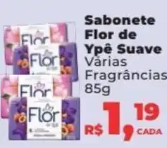 Supermercados Mateus Sabonete Flor de Ype Suave 85g oferta