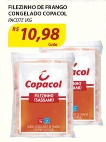 Assaí Atacadista Filezinho de Frango Congelado Copacol 1kg oferta