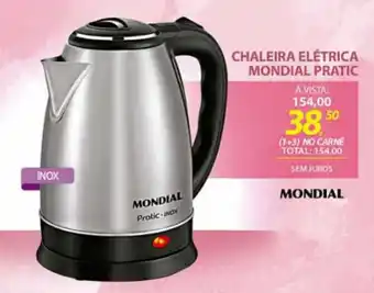 Lojas Cem Chaleira Eletrica Mondial Pratic oferta
