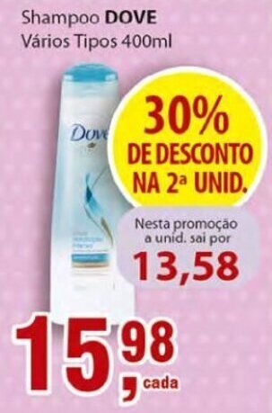 Supermercados Mundial Shampoo Dove varios tipos 400ml oferta