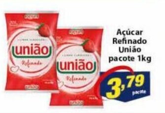 Vencedor Atacadista Acucar refinado Uniao pacote 1kg oferta