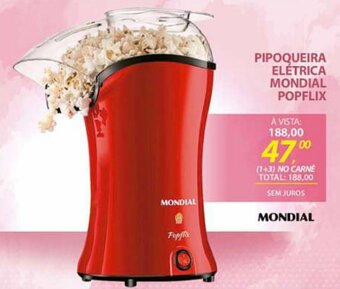 Lojas Cem Pipoqueira Eletrica Mondial Popflix oferta