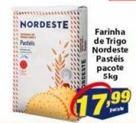 Vencedor Atacadista Farinha de Trigo Nordeste Pasteis Pacote 5kg oferta