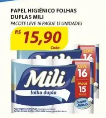 Assaí Atacadista Papel Higiénico Folhas Dupla S Mili oferta