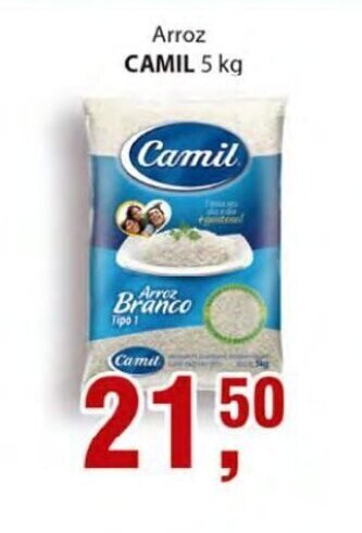 Supermercados Mundial Arroz Camil 5kg oferta