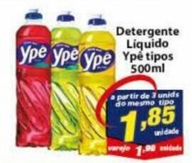 Detergente Liquido Ype tipos 500ml