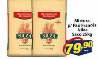 Vencedor Atacadista Mistura p/ Pao Frances Nilza saco 25kg oferta