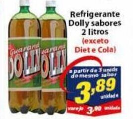 Vencedor Atacadista Refrigerante Dolly sabores 2L oferta