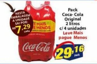Vencedor Atacadista Pack Coca Cola Original 2L c/4 unidades oferta
