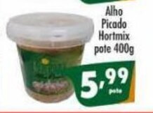 Vencedor Atacadista Alho Picado Hortmix pote 400g oferta