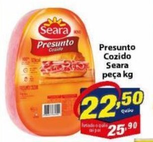 Presunto Cozido Seara peca 1kg