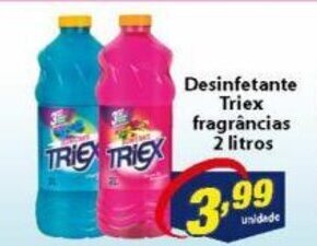 Vencedor Atacadista Desinfetante Triex frag 2L oferta