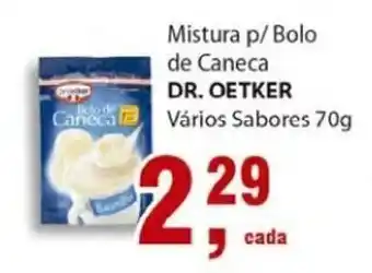 Supermercados Mundial Mistura p/ Bolo de Caneca Dr. Oetker 70g oferta