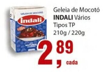 Supermercados Mundial Geleia de Mocoto Indali varios tipos tp 210g/220g oferta