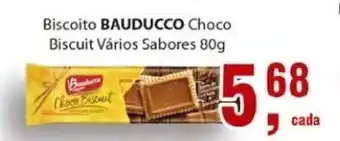 Supermercados Mundial Biscoito Bauducco Choco Biscuit varios sabores 80g oferta