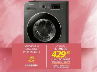 Lojas Cem Lava&Seca Samsung oferta