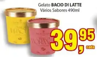 Supermercados Mundial Gelato Bacio di Latte varios sabores 490ml oferta