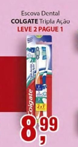 Supermercados Mundial Escova Dental Colgate Tripla Acao oferta