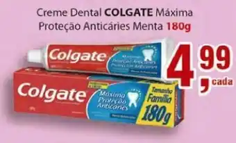 Creme dental Colgate maxima Protecao Anticaries Menta 180g