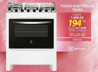 Fogao Electrolux 76LBU