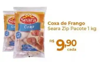 Supermercados Mundial Coxa de Frango Seara zip pacote 1kg oferta