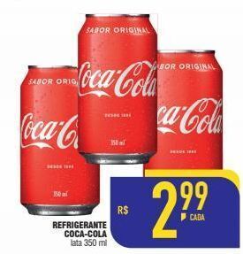 Mercantil Rodrigues Refrigerante coca-cola 350ml oferta