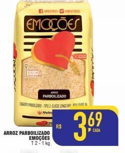 Mercantil Rodrigues Arroz parboilizado emoções kg oferta