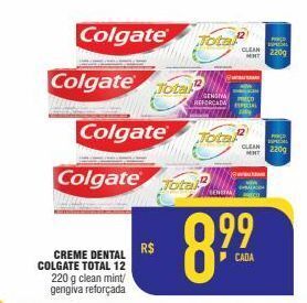 Mercantil Rodrigues Creme dental colgate total 12 oferta