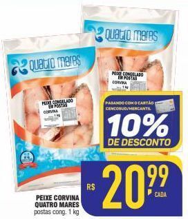 Mercantil Rodrigues Peixe corvinha quatro mares kg oferta
