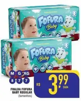 Fralda fofura baby regular