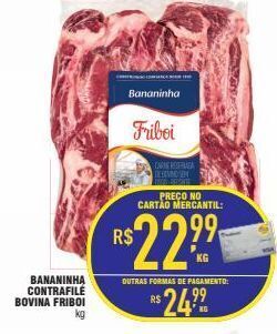 Bananinha contrafile bovina friboi kg